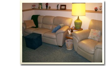 Comfortable Waiting Room!